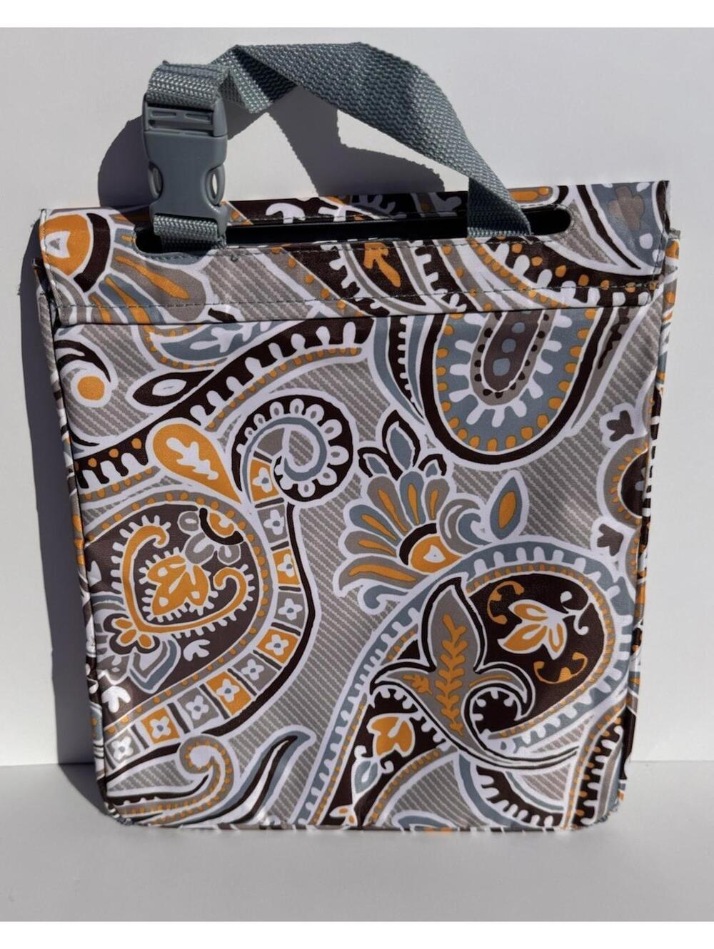 Thirty-One Hanging Travel Organizer – Multicolor Paisley Print – Toiletry/Cosmet - Picture 1 of 4